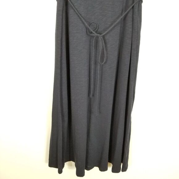 Boden Women Broderie Mix Jersey Midi Dress iSz 10 R  Navy Blue Balloon Sleeve - Picture 3 of 8